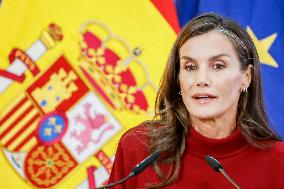 Queen Letizia Presides Over The National Innovation And Design Awards - Madrid - David