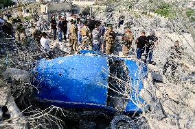 One Dead and Three Injured in An Israeli Air Strike in Southern Lebanon