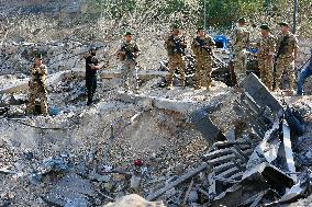 One Dead and Three Injured in An Israeli Air Strike in Southern Lebanon