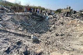 One Dead and Three Injured in An Israeli Air Strike in Southern Lebanon