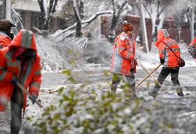 A Blizzard Has Swept Across the Xinjiang Uyghur Autonomous Region - China