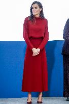 Queen Letizia Presides Over The National Innovation And Design Awards - Madrid