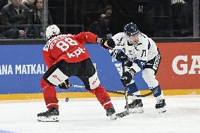 Euro Hockey Tour 2025 in Tampere, Finland - Switzerland vs. Finland