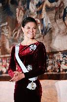 SWEDEN'S CROWN PRINCESS AT GUSTAV ADOLF'S ACADEMY