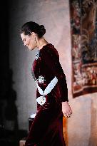 SWEDEN'S CROWN PRINCESS AT GUSTAV ADOLF'S ACADEMY