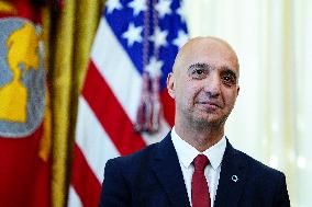 Trump Speaks in The Oval Office - Washington