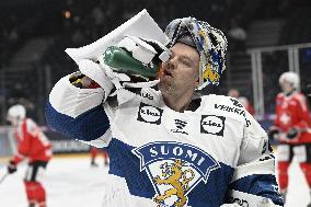 Euro Hockey Tour 2025 in Tampere, Finland - Switzerland vs. Finland