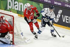 Euro Hockey Tour 2025 in Tampere, Finland - Switzerland vs. Finland