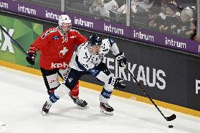 Euro Hockey Tour 2025 in Tampere, Finland - Switzerland vs. Finland