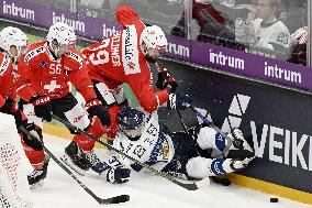 Euro Hockey Tour 2025 in Tampere, Finland - Switzerland vs. Finland