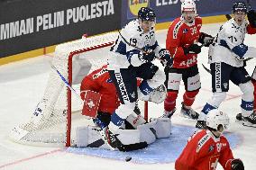 Euro Hockey Tour 2025 in Tampere, Finland - Switzerland vs. Finland