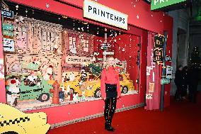 Inauguration of the Printemps Christmas window displays in Paris FA