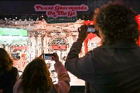 Inauguration of the Printemps Christmas window displays in Paris FA