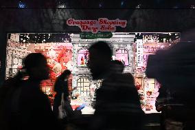 Inauguration of the Printemps Christmas window displays in Paris FA