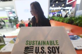 U.S. Soybean Export Council booth at 8TH CIIE in Shanghai