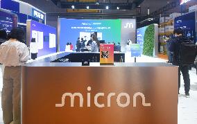 Micron Booth at 8TH CIIE in Shanghai