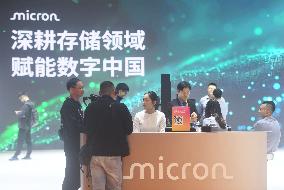 Micron Booth at 8TH CIIE in Shanghai