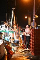 Return From Scallop Fishing - Port-En-Bessin. FC