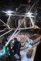 Return From Scallop Fishing - Port-En-Bessin. FC