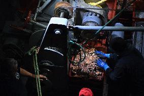 Return From Scallop Fishing - Port-En-Bessin. FC