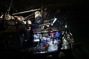 Return From Scallop Fishing - Port-En-Bessin. FC