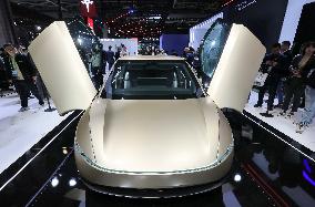 Tesla Cyber Autonomous EV at 8th CIIE in Shanghai
