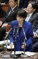 Japan PM Takaichi in parliament