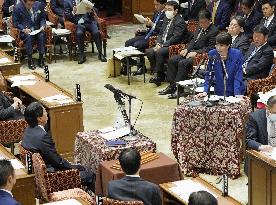 Japan PM Takaichi in parliament
