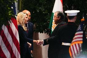 Donald Trump Hosts Summit Dinner With Central Asian Leaders - DC