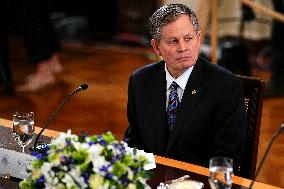 Donald Trump Hosts Summit Dinner With Central Asian Leaders - DC