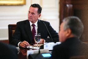 Donald Trump Hosts Summit Dinner With Central Asian Leaders - DC