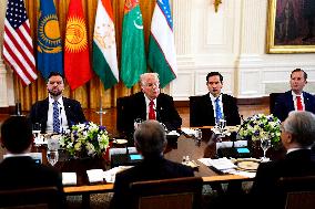 Donald Trump Hosts Summit Dinner With Central Asian Leaders - DC