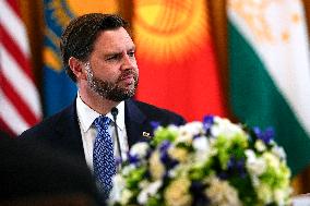 Donald Trump Hosts Summit Dinner With Central Asian Leaders - DC