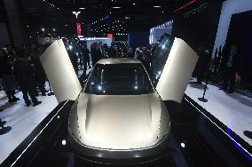 Tesla Cyber Autonomous EV at 8th CIIE in Shanghai