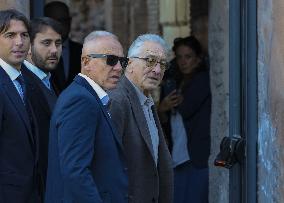 Robert De Niro Receives Lupa Capitolina Award - Rome