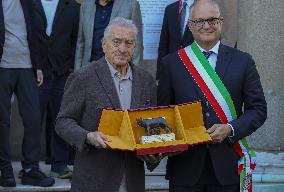 Robert De Niro Receives Lupa Capitolina Award - Rome