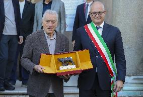 Robert De Niro Receives Lupa Capitolina Award - Rome