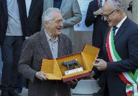 Robert De Niro Receives Lupa Capitolina Award - Rome