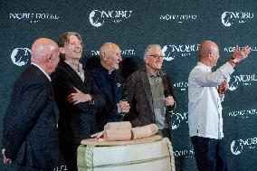 Robert De Niro At Nobu Hotel Sake Ceremony - Rome