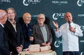 Robert De Niro At Nobu Hotel Sake Ceremony - Rome