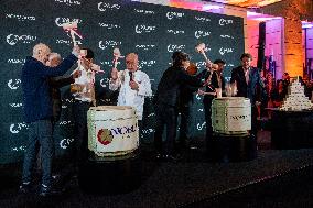 Robert De Niro At Nobu Hotel Sake Ceremony - Rome