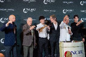 Robert De Niro At Nobu Hotel Sake Ceremony - Rome