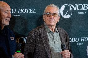 Robert De Niro At Nobu Hotel Sake Ceremony - Rome
