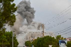 Israeli Airstrike Hits South Lebanon