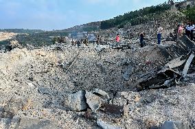Israeli Airstrike Hits South Lebanon