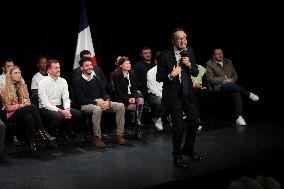 Bruno Retailleau At Public Meeting - Bry Sur Marne