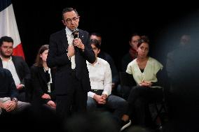 Bruno Retailleau At Public Meeting - Bry Sur Marne