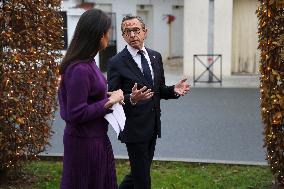 Apolline De Malherbe Interviews Bruno Retailleau - Bry Sur Marne