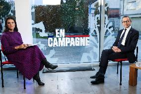 Apolline De Malherbe Interviews Bruno Retailleau - Bry Sur Marne