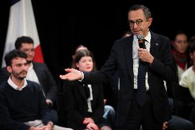 Bruno Retailleau At Public Meeting - Bry Sur Marne